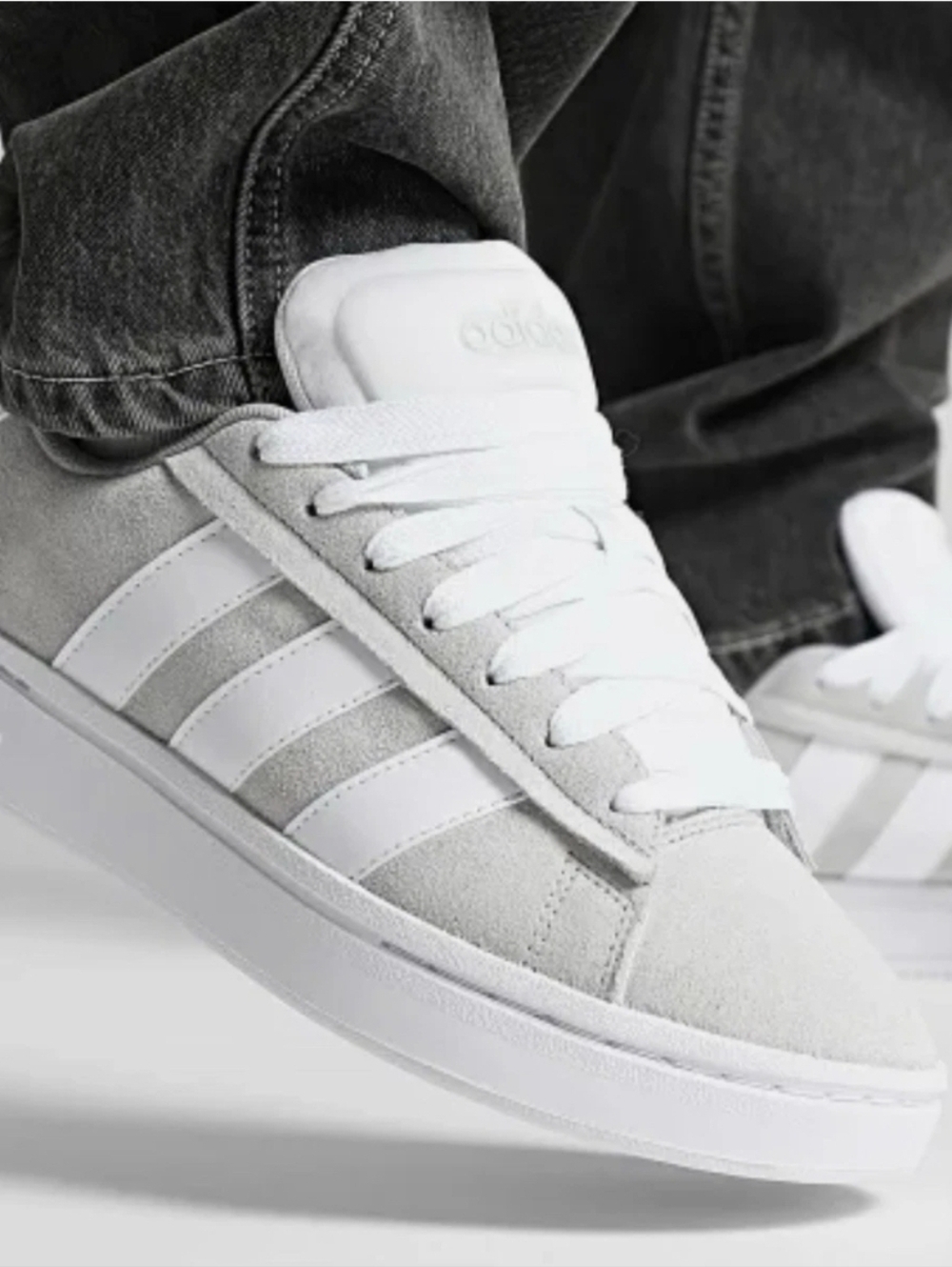 NEW Adidas Grand Court Alpha Men's Sneaker Skater Suede Shoes Retro Cloudfoam